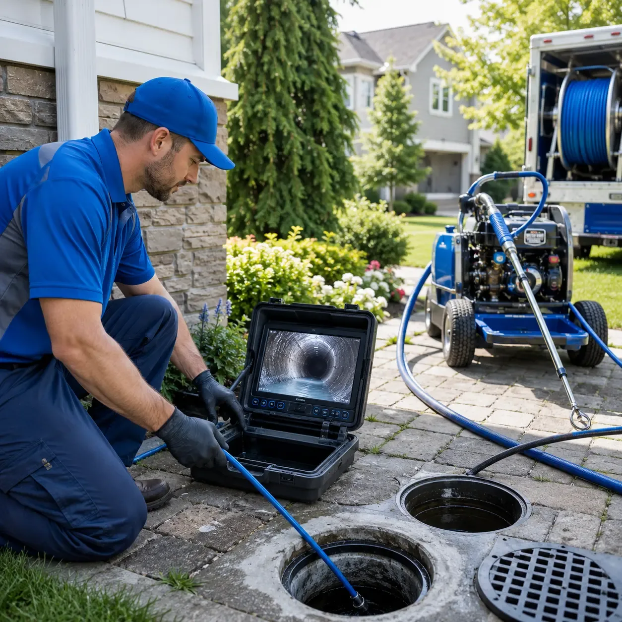 Outdoor drain cleaning professionals serving Bath, PA