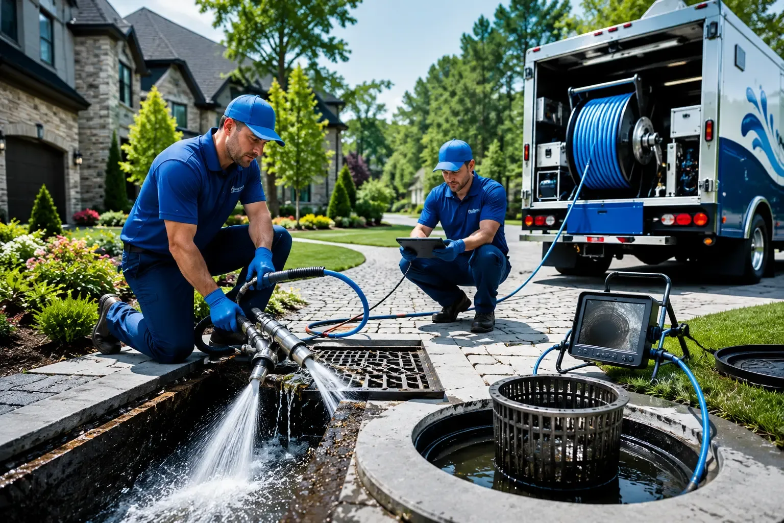 Local outdoor drain cleaning professionals in Bath, PA